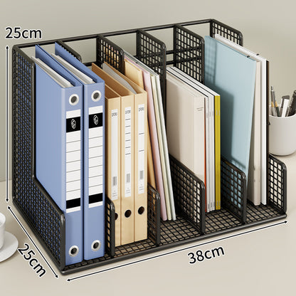 Mesh Grid Desktop-Datei-Organisator mit verstellbaren vertikalen Trennwänden