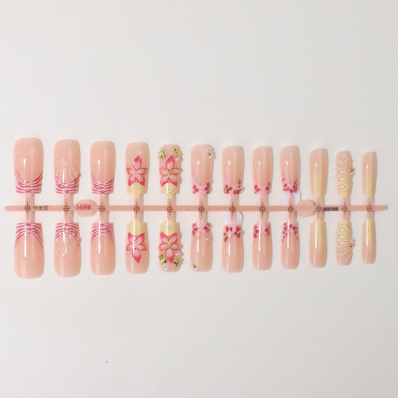 Blumen Design Press-On Nagel Tipps Brehn