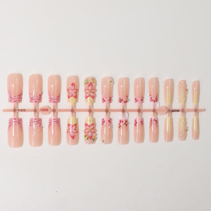 Blumen Design Press-On Nagel Tipps Brehn