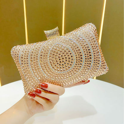 Glitzernde Strass Abend-Clutch