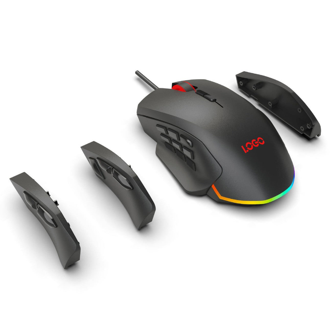 Gaming Maus mit Anpassbaren Seitentasten Brehn
