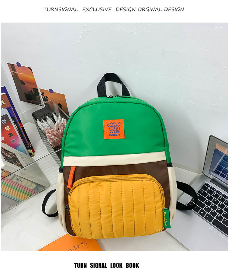 Farbe-Block Lässiger Rucksack Brehn