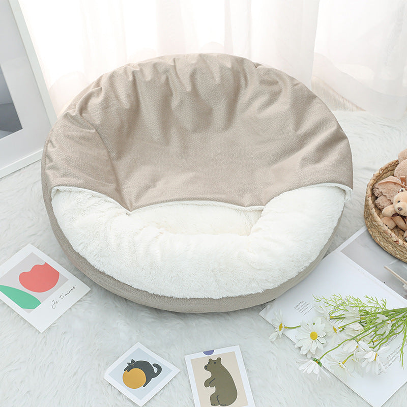 Gemütliches rundes Hundebett