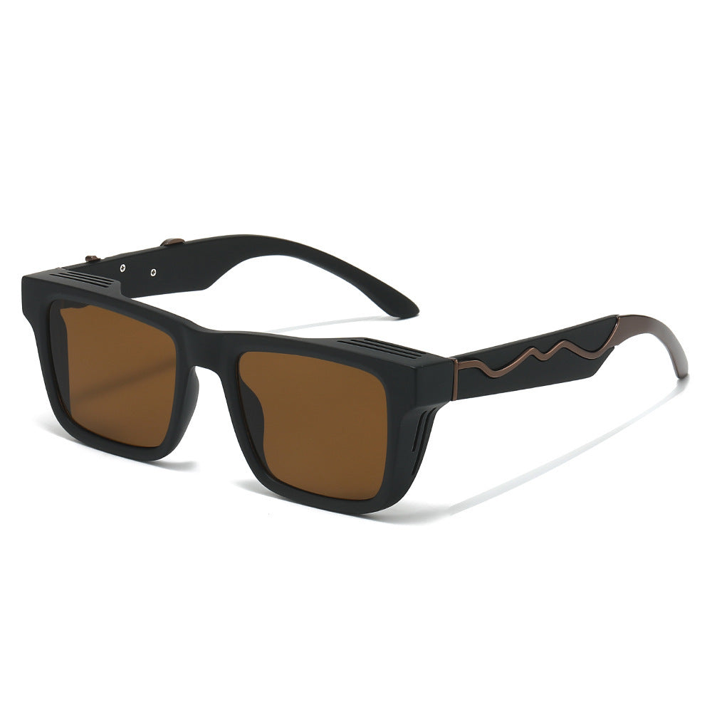 Damen modische Sonnenbrille im markanten, kantigen Design Brehn