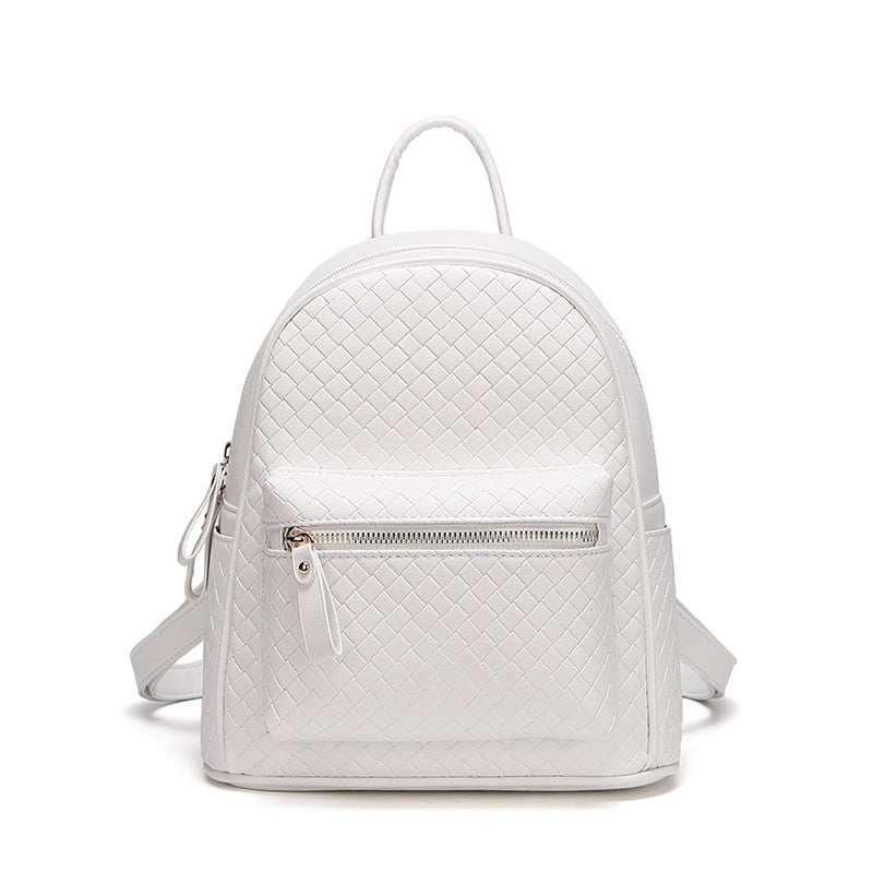 Gewebter Leder Mini-Rucksack Brehn