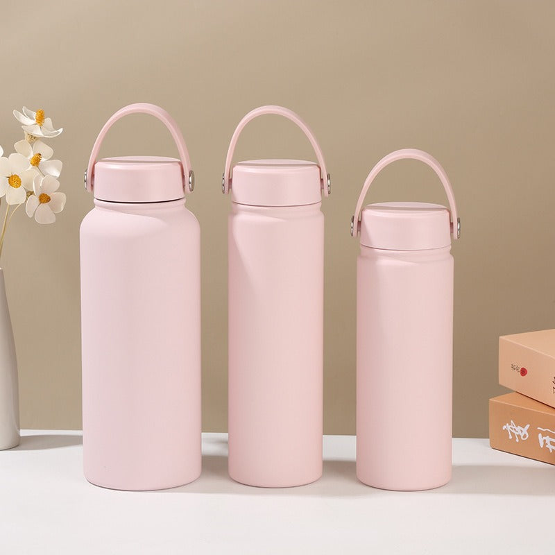 Damen isolierte Wasserflasche mit ergonomischem Tragegriff Brehn