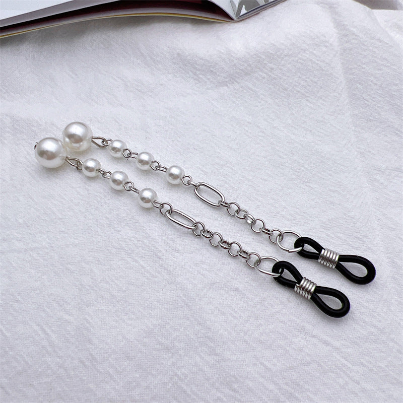 Elegante Perlen-Verbund Brillen Kette Brehn