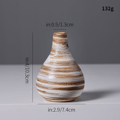 Künstlerische Spiraldesign Keramikvase Brehn