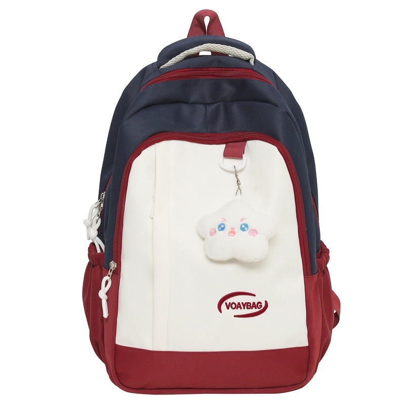 Trendy Mehrfachtaschen Schulrucksack Brehn