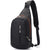 Unisex Sling-Rucksack mit reflektierenden Elementen und mehreren Fächern Brehn