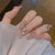 Kunstnagelset mit funkelnden Schmetterlingen und glitzernden Verzierungen Brehn