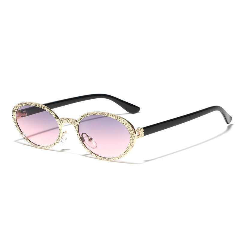 Damen Glamouröse Sonnenbrille mit funkelnder Rahmenverzierung Brehn