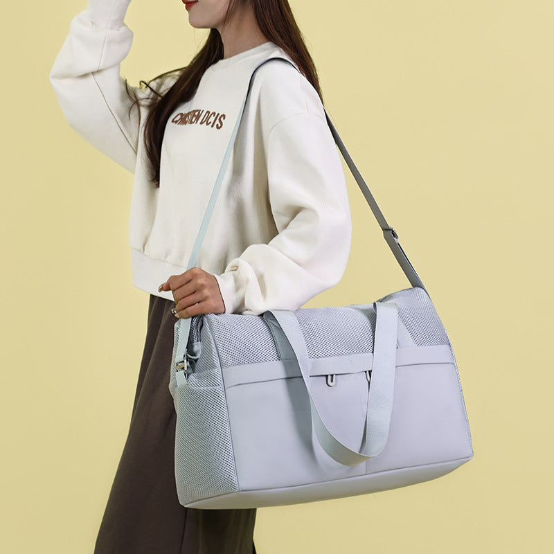 Vielseitige Mesh Gym Duffle Tasche Brehn