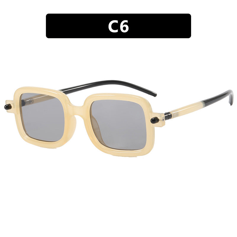 Damen quadratische Sonnenbrille mit trendy Rahmen und komfortablem Sitz Brehn