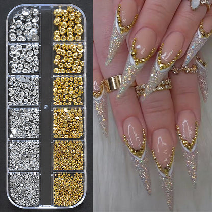Professionelles Nagelkunst Strass Set