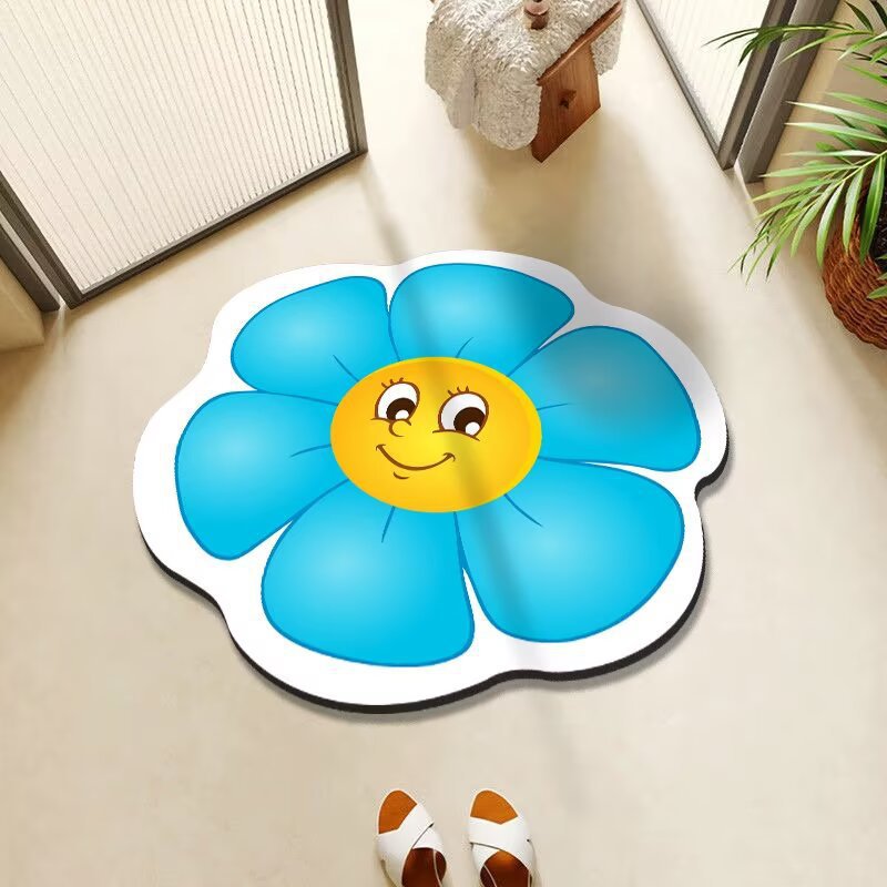 Fröhlicher floral dekorativer Teppich Brehn