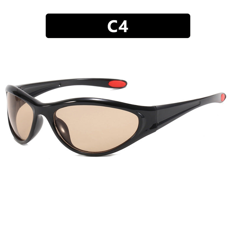 Damen sportliche Sonnenbrille mit polarisierenden Gläsern und ergonomischem Design Brehn