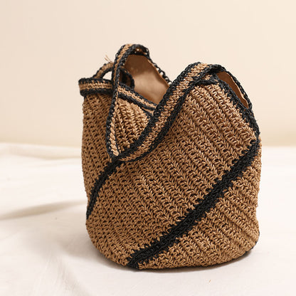 Geflochtene Strandtasche mit Modischem Design Brehn