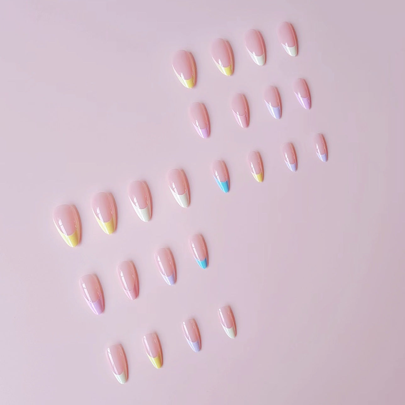 Kunstnagelset im modernen Farbverlauf Design Brehn