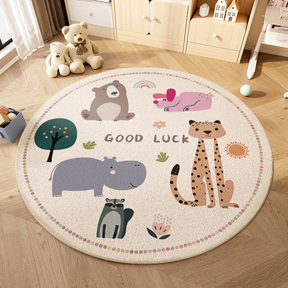 Verspielter Monster-Themen-Teppich