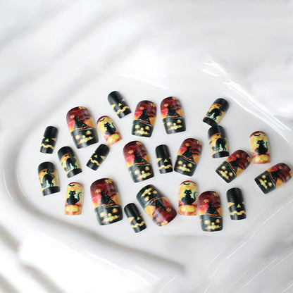 Halloween-Themen-Nagelkunst-Aufkleber Brehn