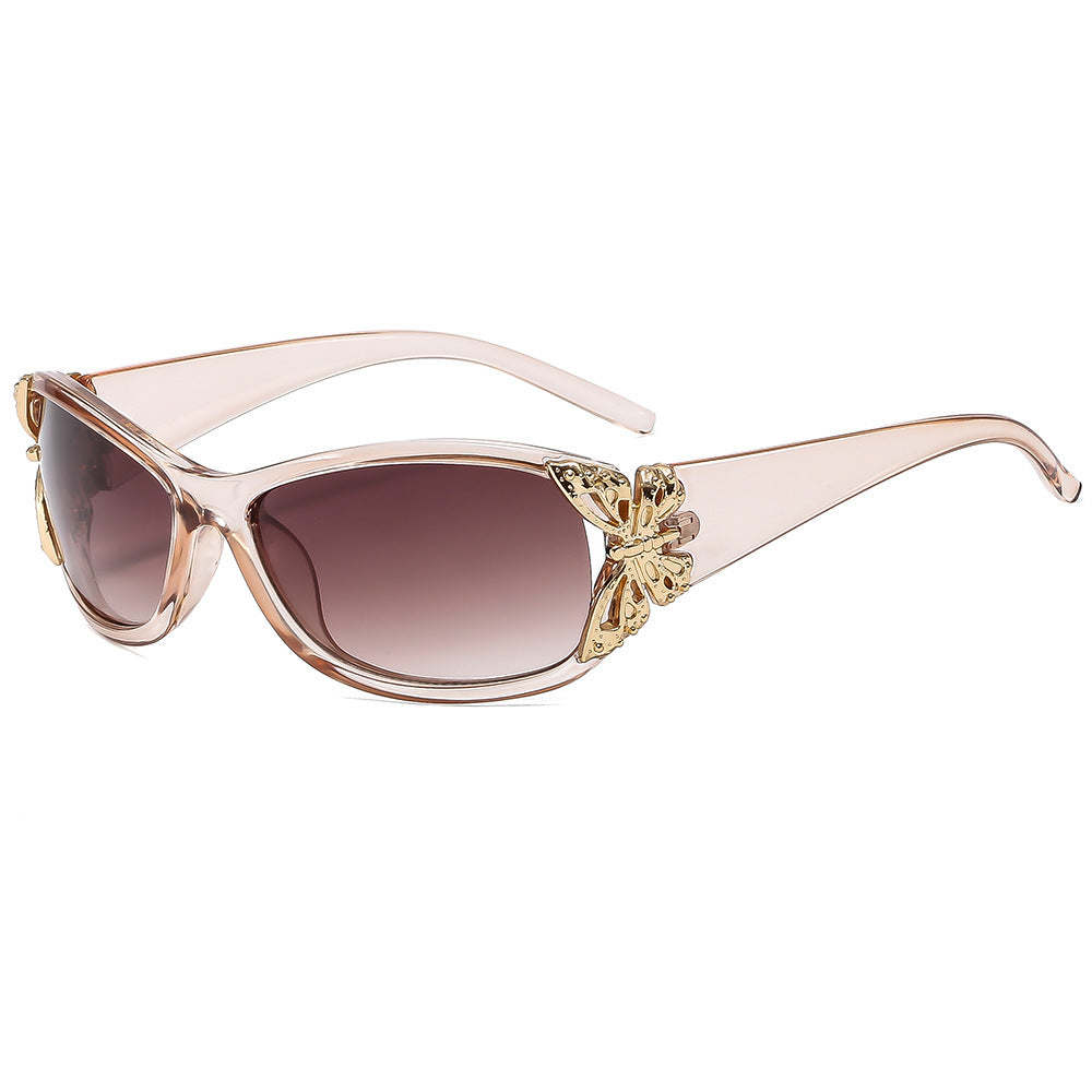 Modebewusste, mit Schmetterlingen verzierte Sonnenbrille Brehn