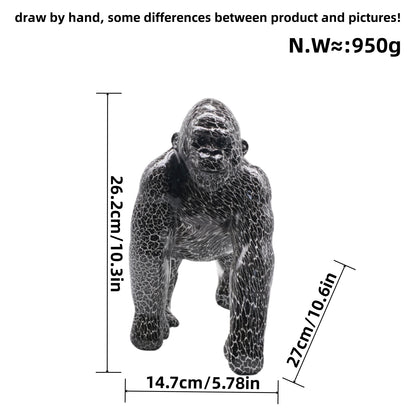 Kunstvolle Gorillaskulptur Brehn