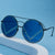Damen modische runde Sonnenbrille Brehn