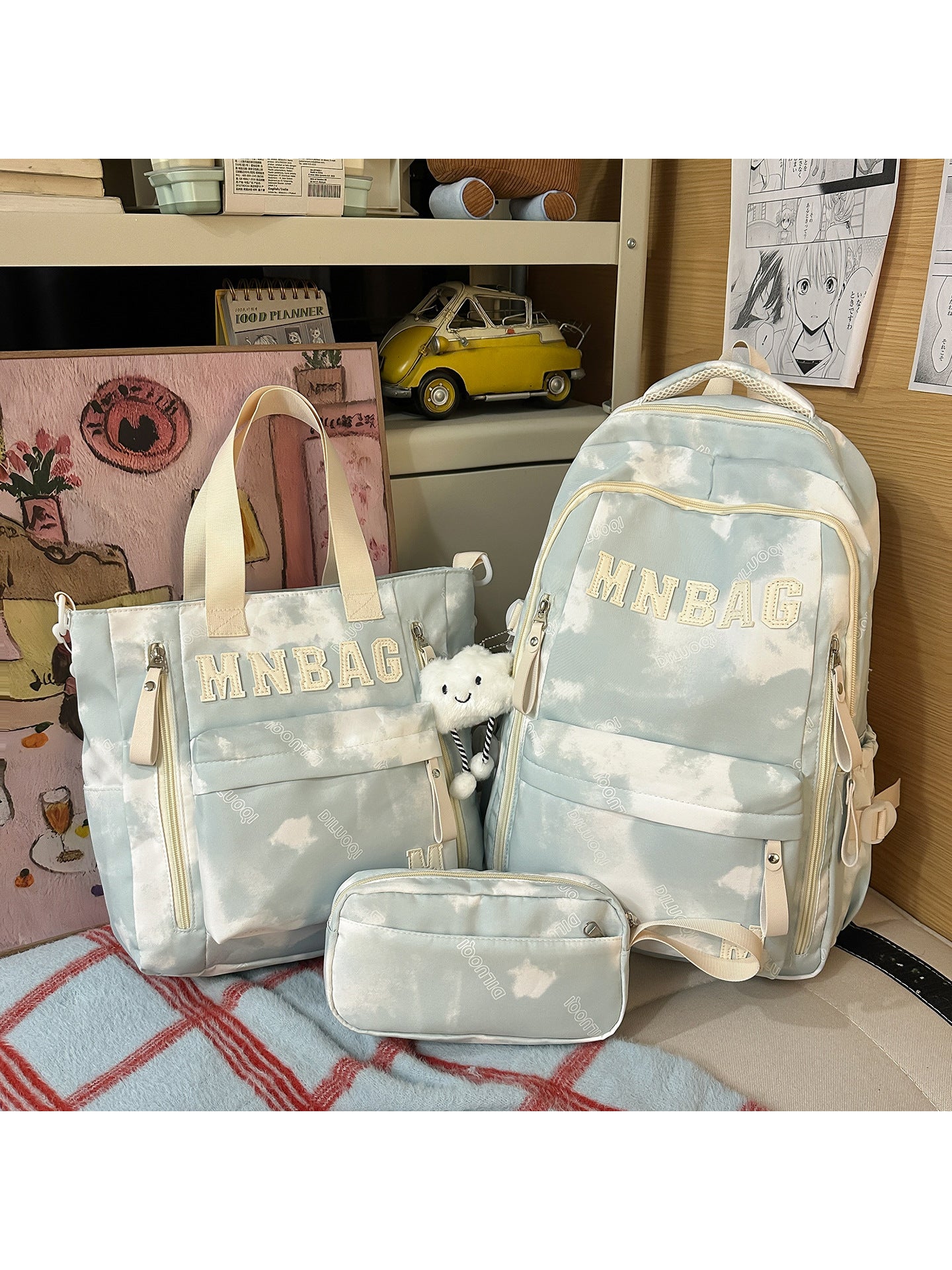 Vielseitiges Reise-Schulrucksack-Set Brehn