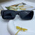 Stylische Übergroße Schild Sonnenbrille Brehn