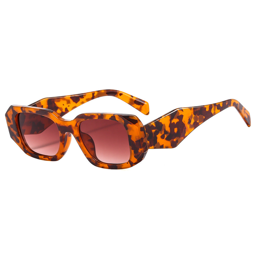 Damen Geometrische Retro-Sonnenbrille Brehn
