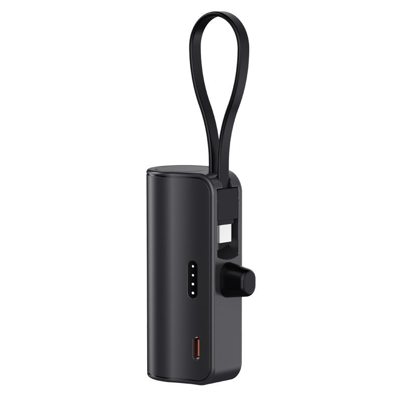 Tragbare Powerbank mit integriertem Ladekabel und kompaktem Design Brehn