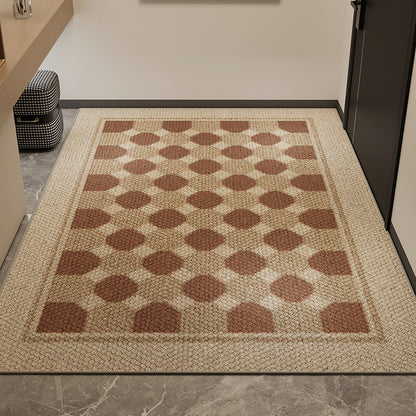 Stilvolle geometrische Muster-Teppich Fläche