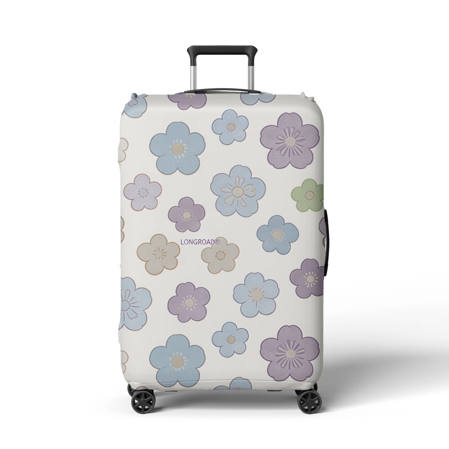 Damen Reisekoffer Brehn Blumendesign mit verstellbarem Griff