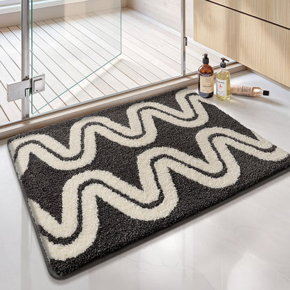 Absorbierender geometrischer Muster-Badematte