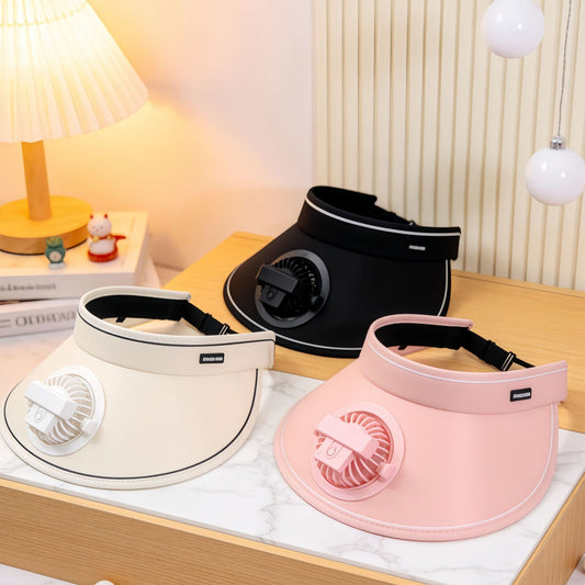 Damen tragbare Kühlhaube mit integriertem Ventilator Brehn