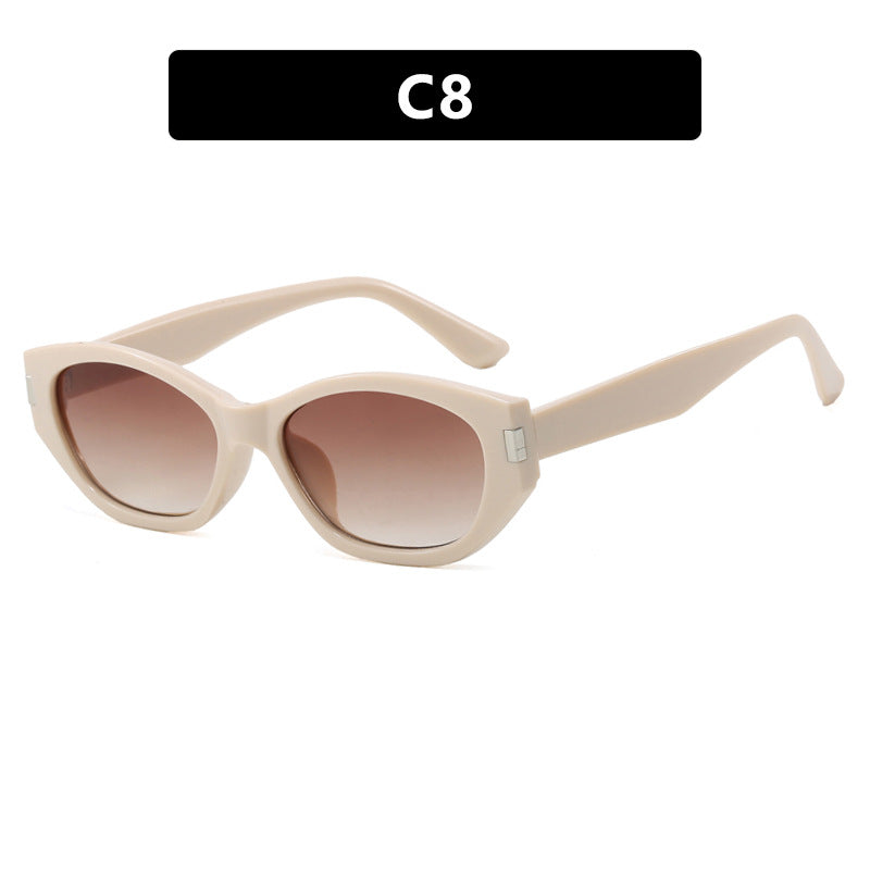 Damen modische Katzenaugen-Sonnenbrille mit eleganten Gläsern Brehn