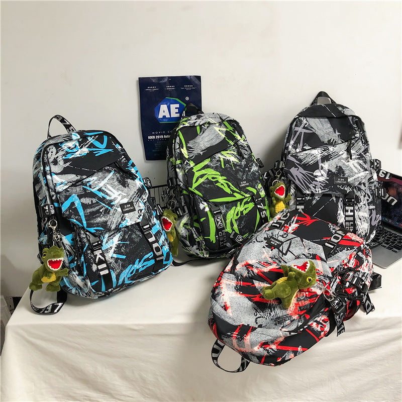 Stylischer Grafikdruck-Rucksack Brehn