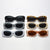 Damen Oversized-Sonnenbrille im trendigen Leopardenmuster Brehn