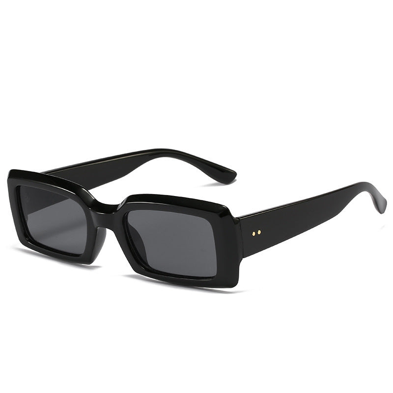 Übergroße geometrische Sonnenbrille mit verlaufenden Gläsern Brehn