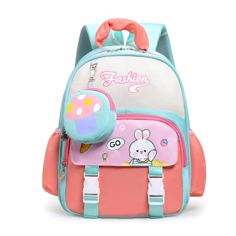 Verspielter Rucksack für die Schule im Cartoon-Stil Brehn