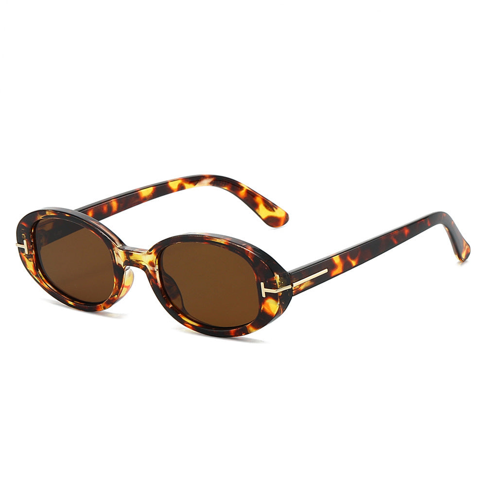 Elegante Übergroße Oval Sonnenbrille Brehn