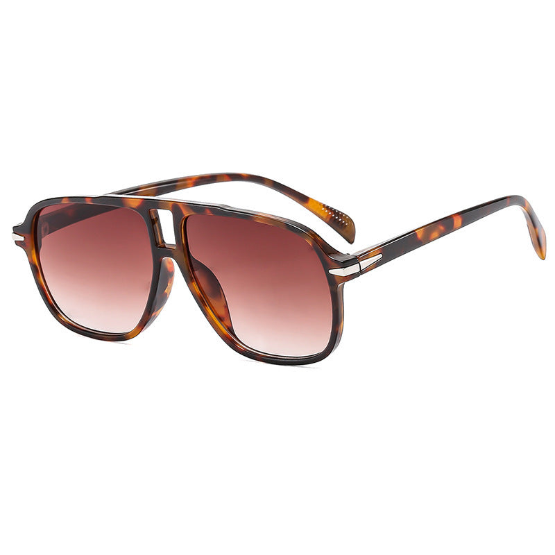 Damen modische, quadratische Sonnenbrille mit stylischem Rahmen Brehn