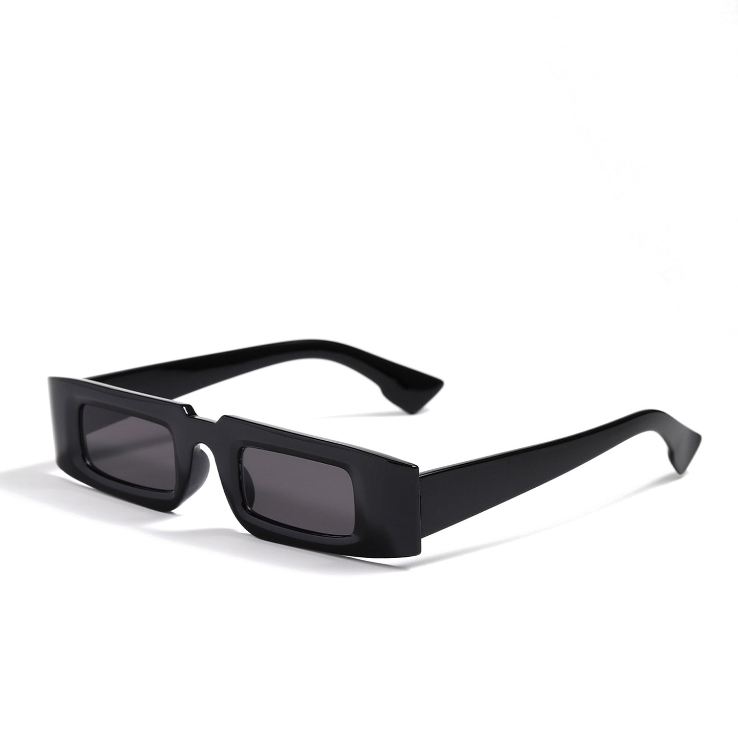 Damen modische geometrische Sonnenbrille mit transparentem Rahmen und polarisierenden Gläsern Brehn