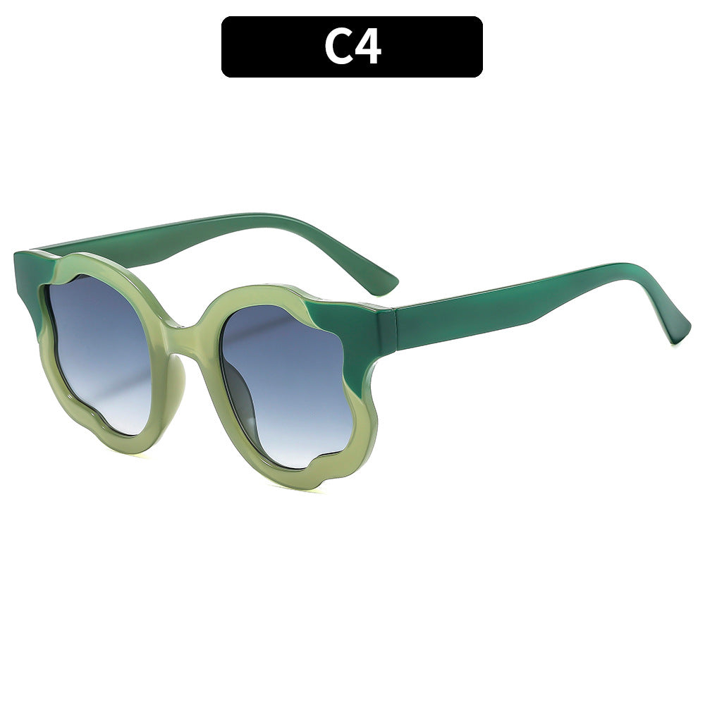 Blumenförmige Sonnenbrille
