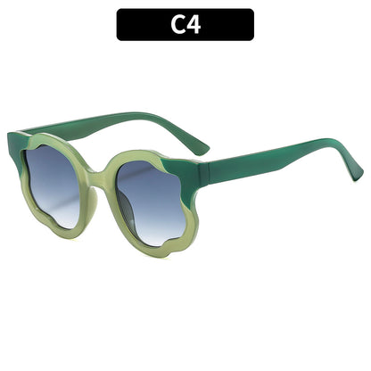 Blumenförmige Sonnenbrille