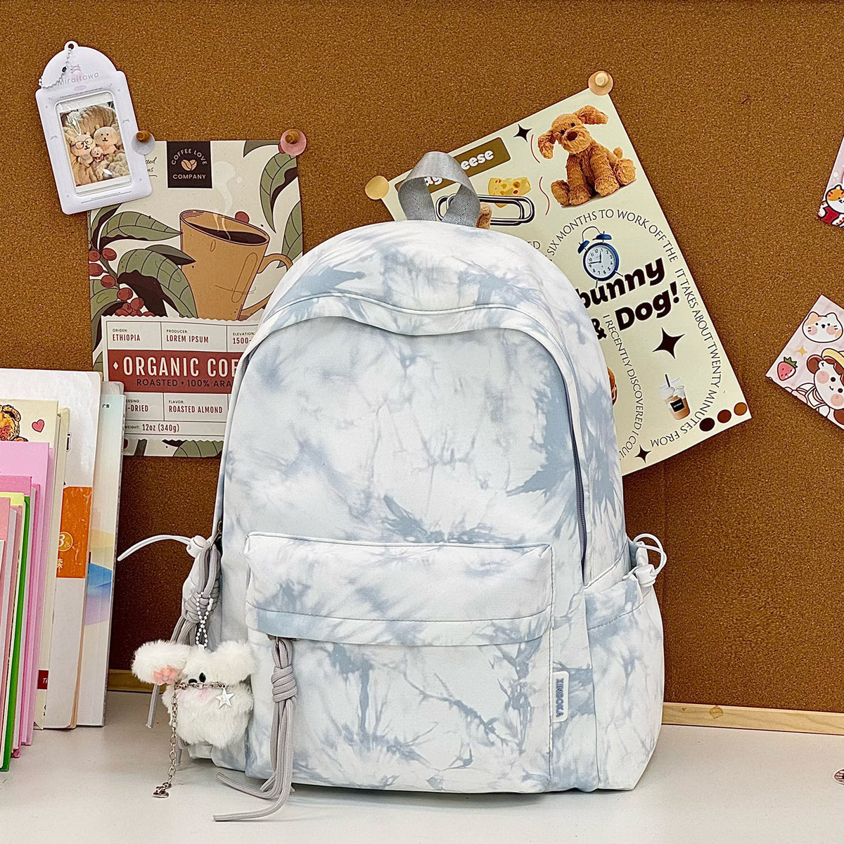 Trendiger Tie-Dye-Muster Rucksack Brehn
