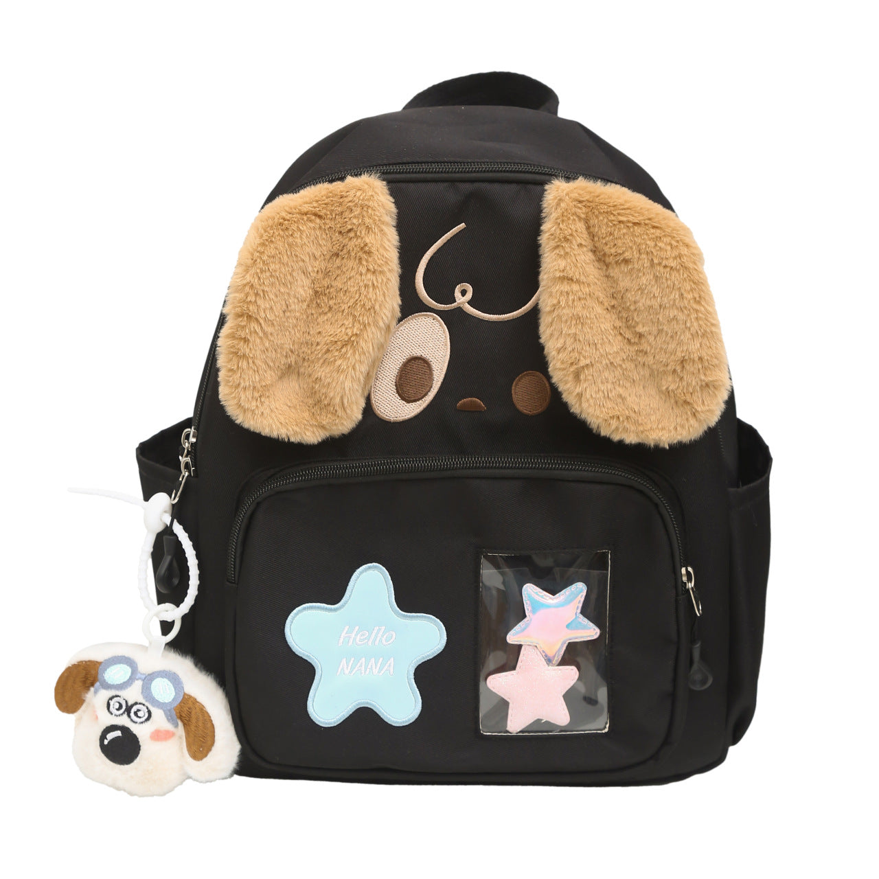 Kawaii Plüsch-Rucksack mit Hundedesign Brehn