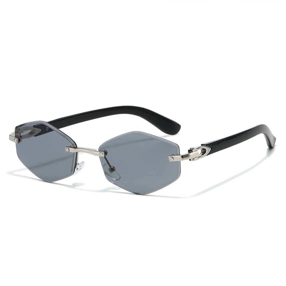 Futuristische sechseckige Rahmen Sonnenbrille Brehn