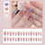 Kunstnagelset mit elegantem Glitzereffekt und verschönerten Applikationen Brehn